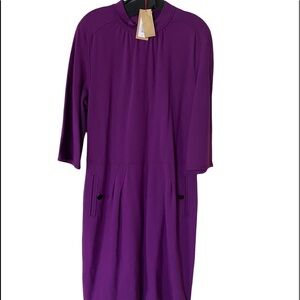 - NWT Zach Posen purple dress size XL fits like L